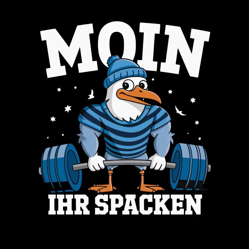 Moin her Spacken Seagull with Dumbbell