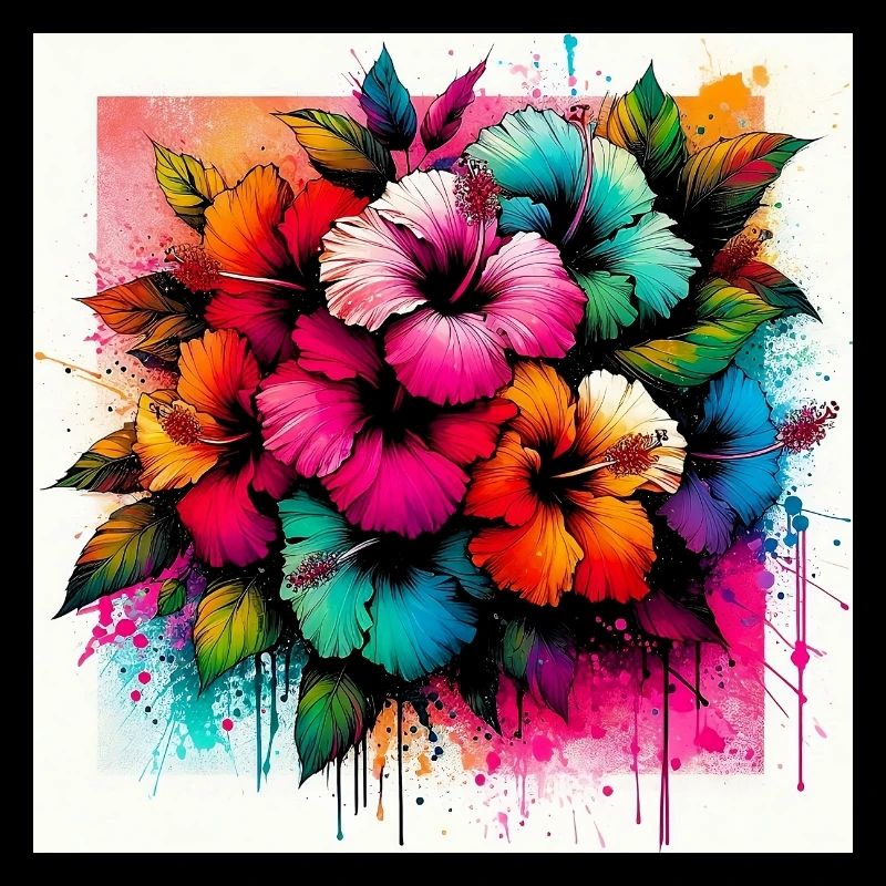 Fleurs d’hibiscus