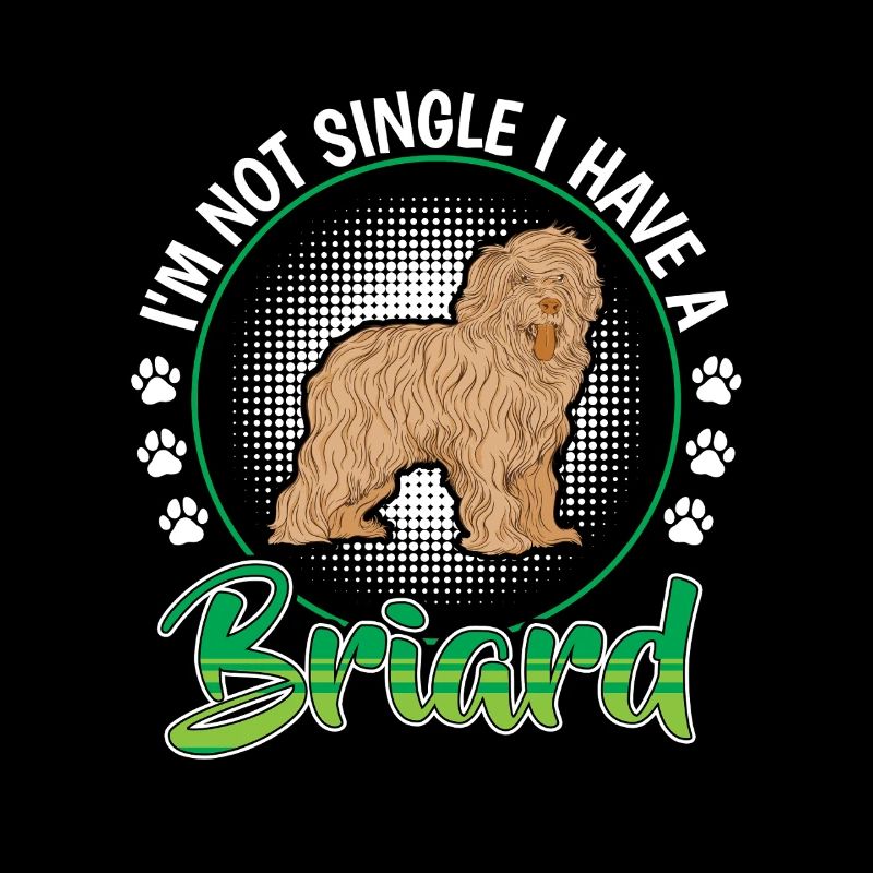 Briard not single Berger de Brie