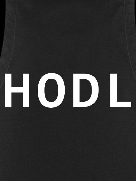 HODL, small, white