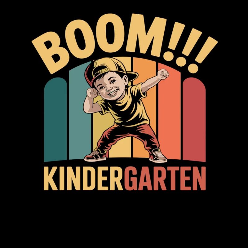 Funny Kindergarten Dab Design for Kids