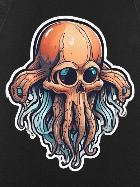 Eco-Friendly Squid Skull