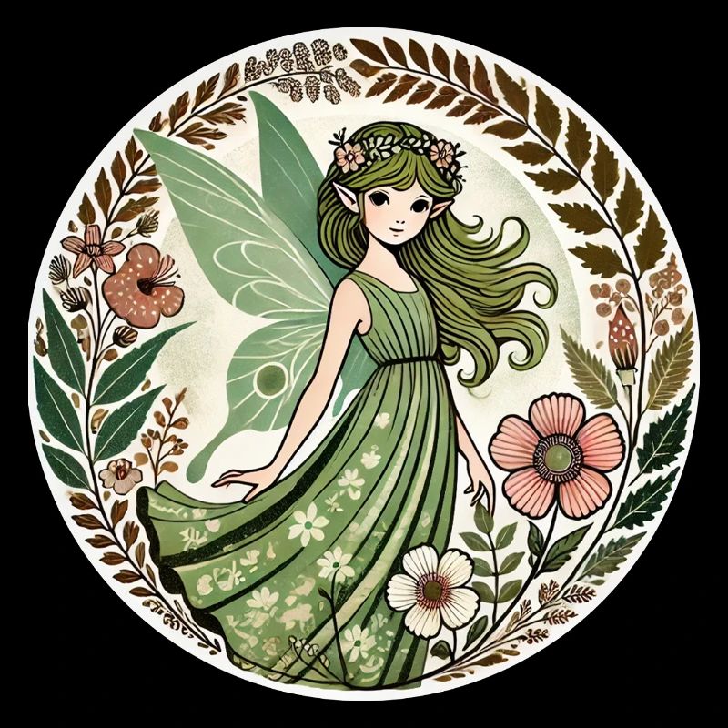 Conception de fée de la forêt enchantée