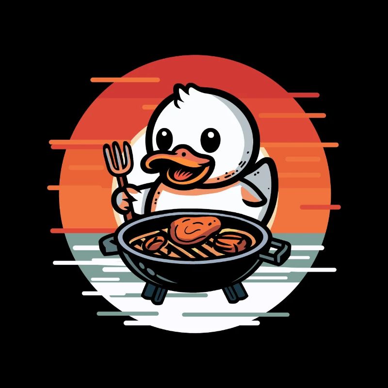 Barbecue Duck Rubber Duck Rubber Duck Barbeque Grill