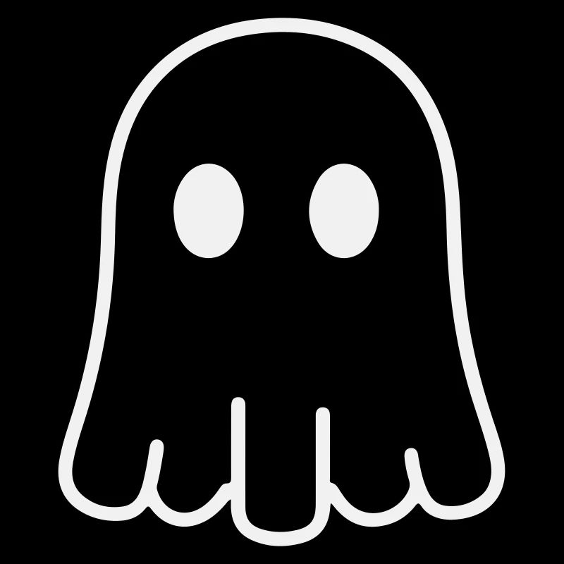 Playful ghost design for Halloween