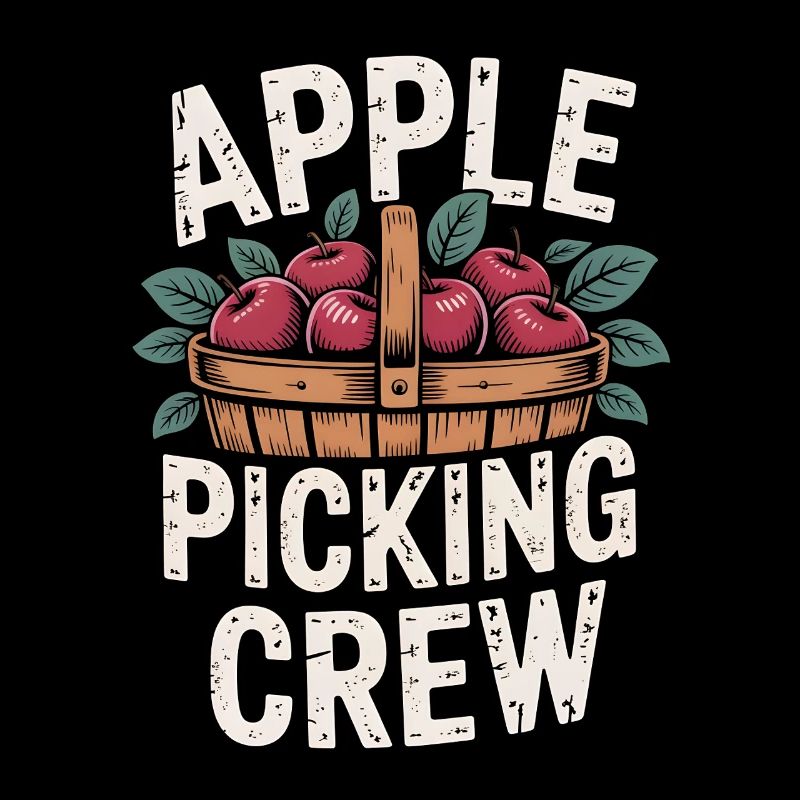 Cueillette de pommes en automne