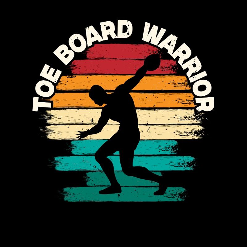 Kugelstoßen Kugelstoß Toe Board Warrior