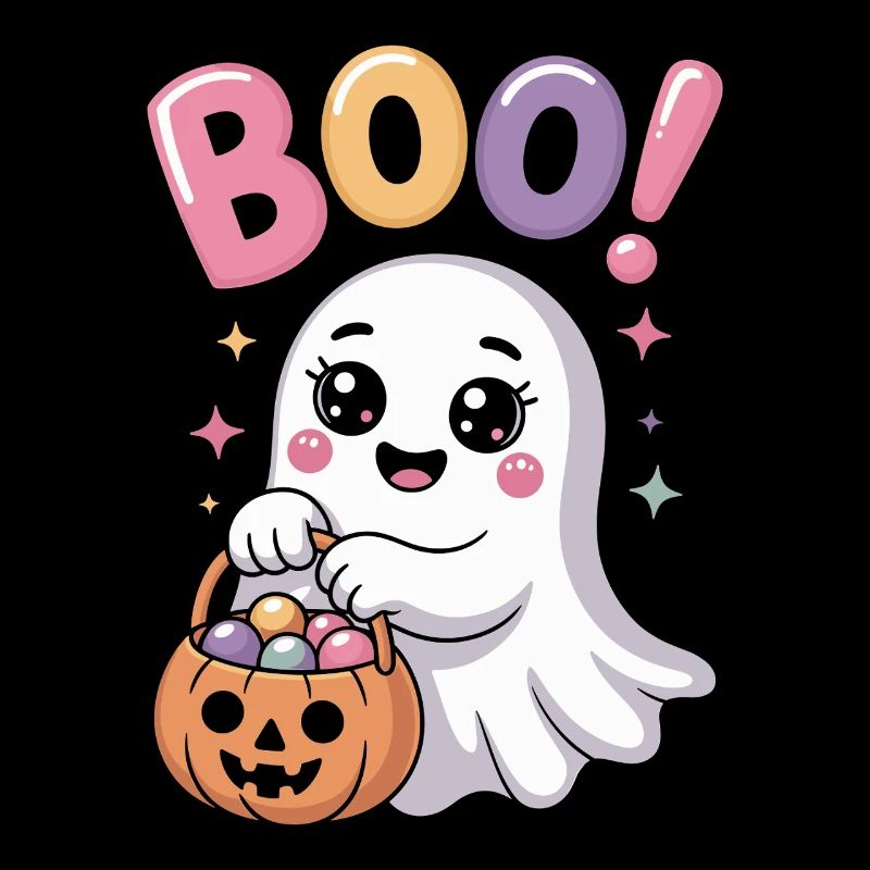 Kawaii Geist Boo Süßes Spukabenteuer