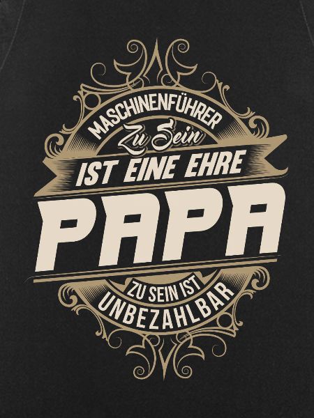 Machine operator dad