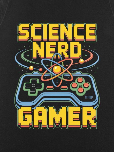 Science Nerd Gamer Atom Controller Wissenschaft