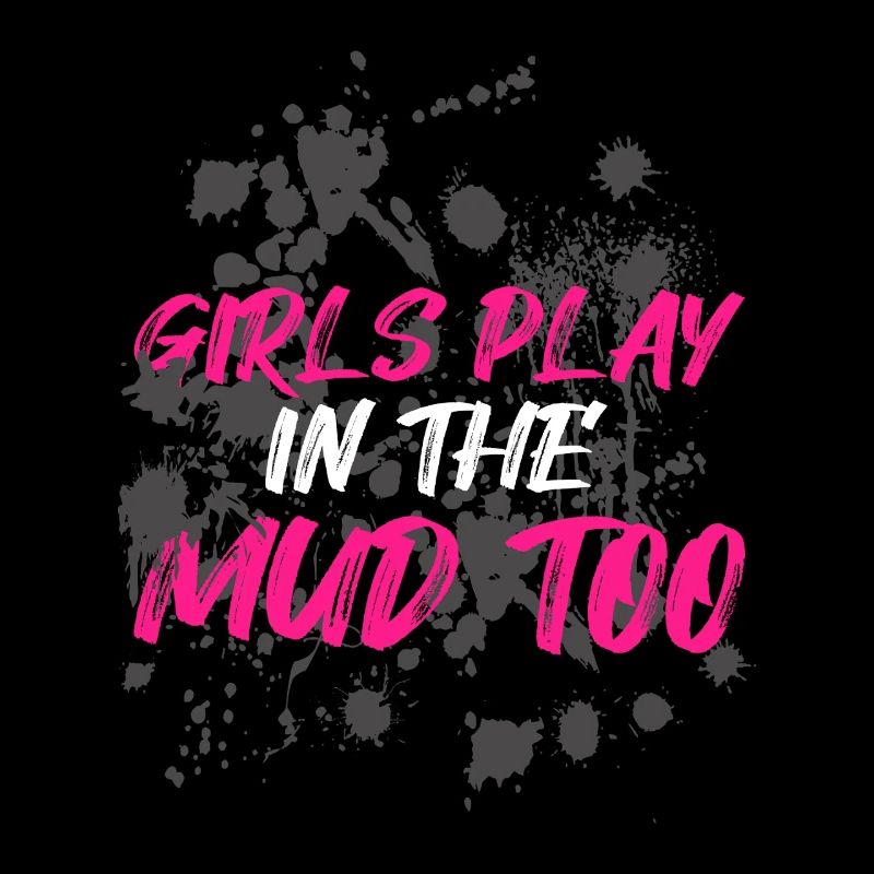 Les filles jouent dans la boue Schlammlauf Mud Run Muddy
