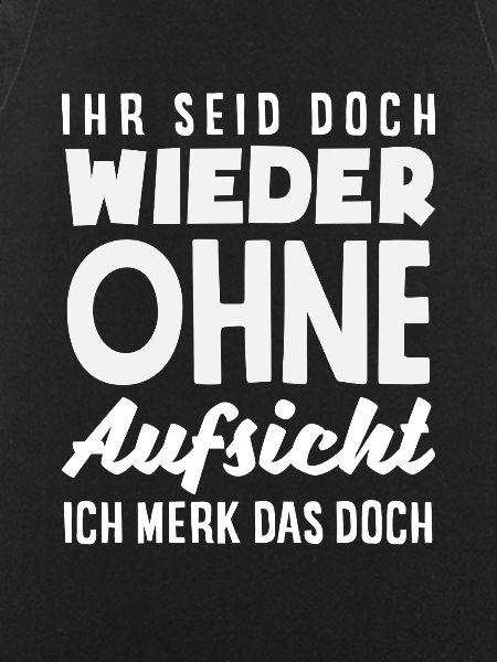 Again without supervision – sarcasm