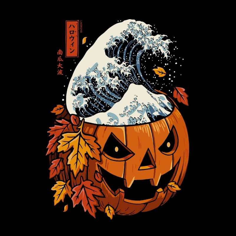 Halloween Fall - Pumpkin Wave Kanagawa