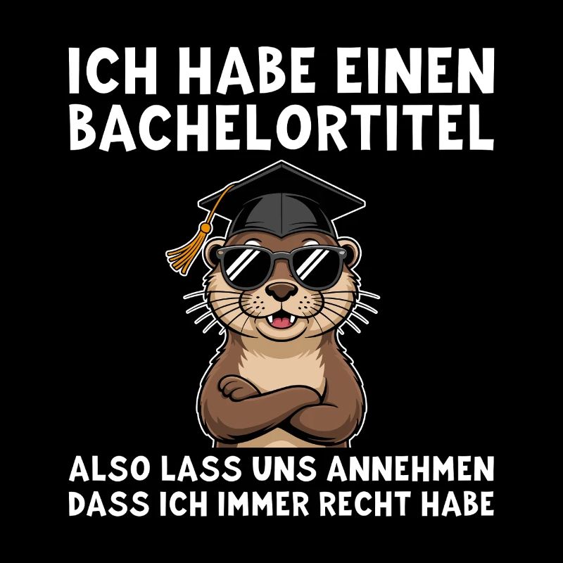 Bachelortitel - Lustiger Otter Bachelor Abschluss