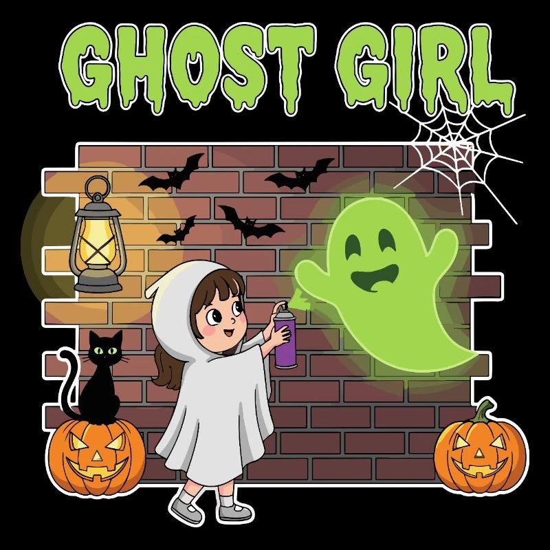  Geister Mädchen Halloween 