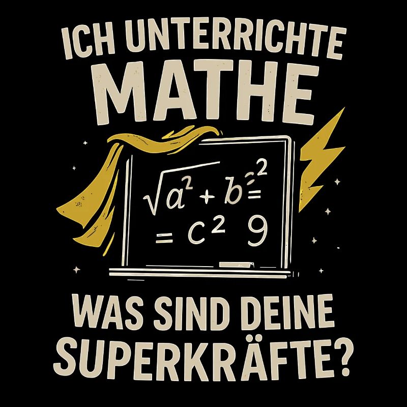 Ich unterrichte Mathe – Deine Superkräfte?