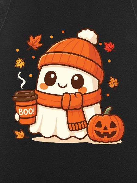 Halloween Coffee Ghost Caffeinated Boo