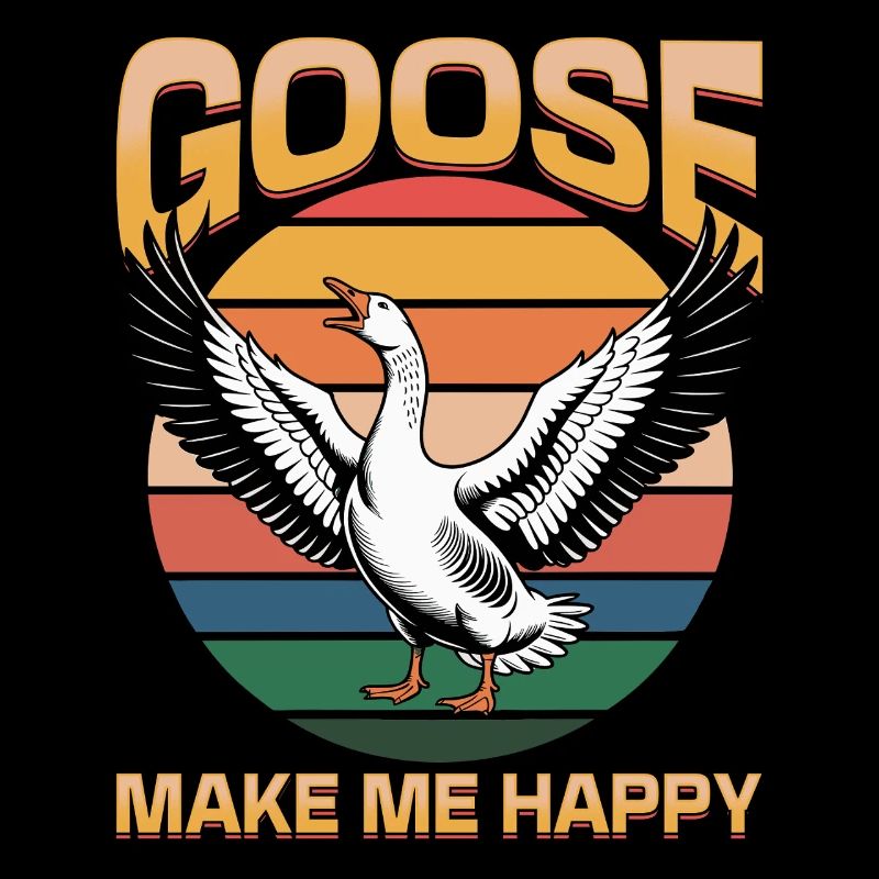 Funny Bird Goose