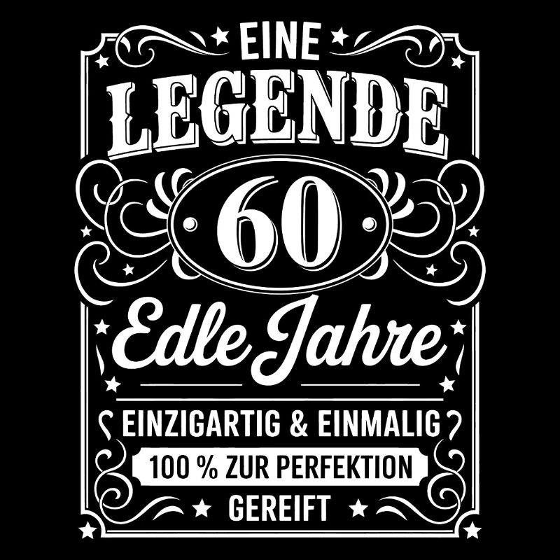 60. Geburtstag Eine Legende 60 Edle Jahre Geschenk