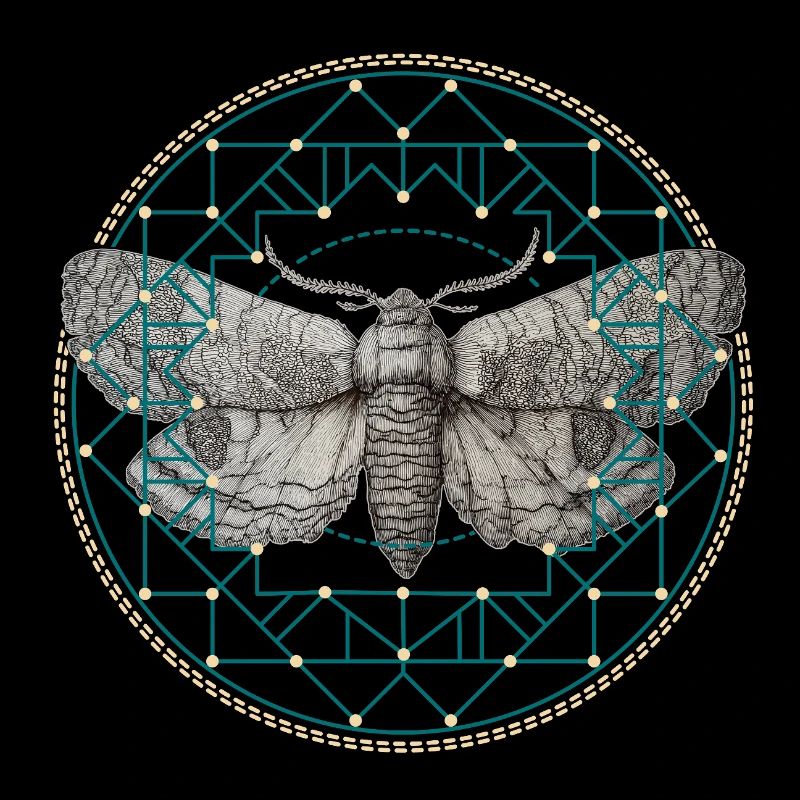 Moth Sacred Geometry