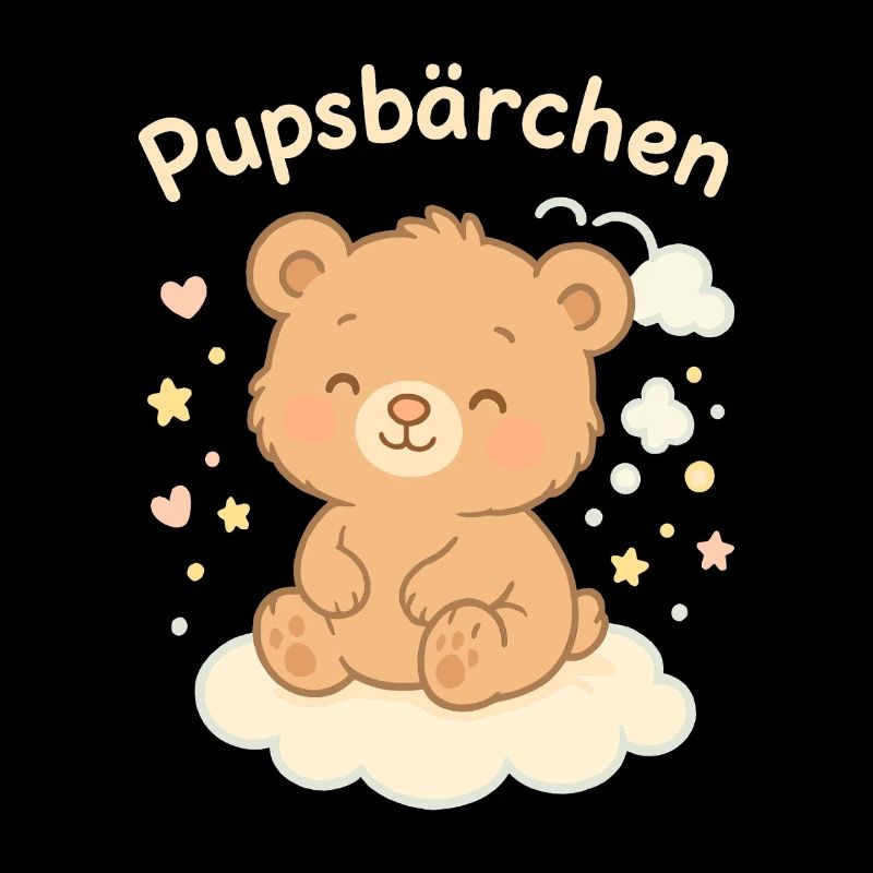 Pupsbärchen auf Wolke