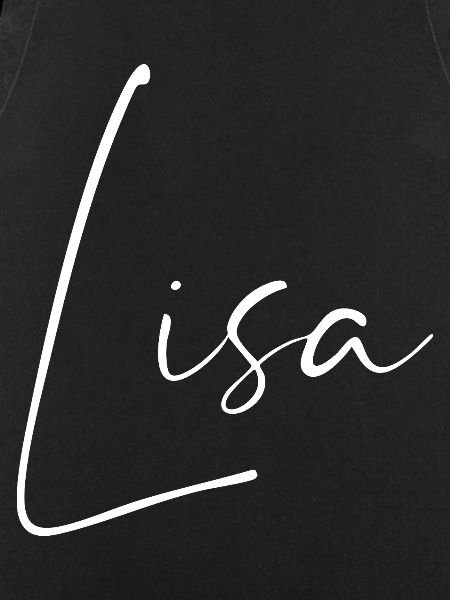 Lisa / Handwriting Name Design (White)
