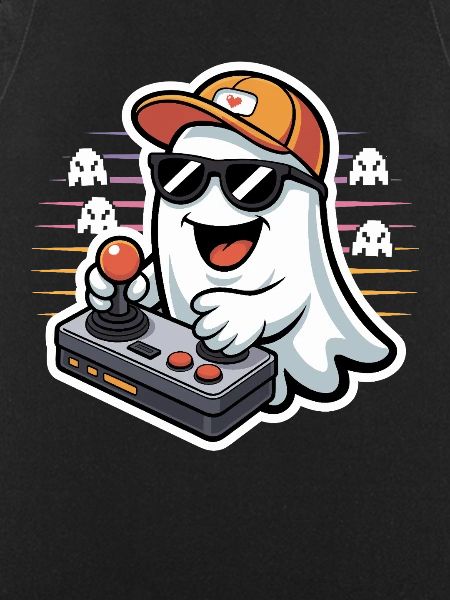 Retro Gamer Halloween Ghost