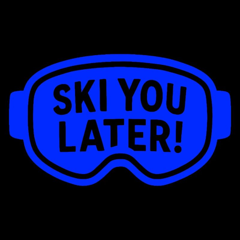 Lunettes de ski – À bientôt !