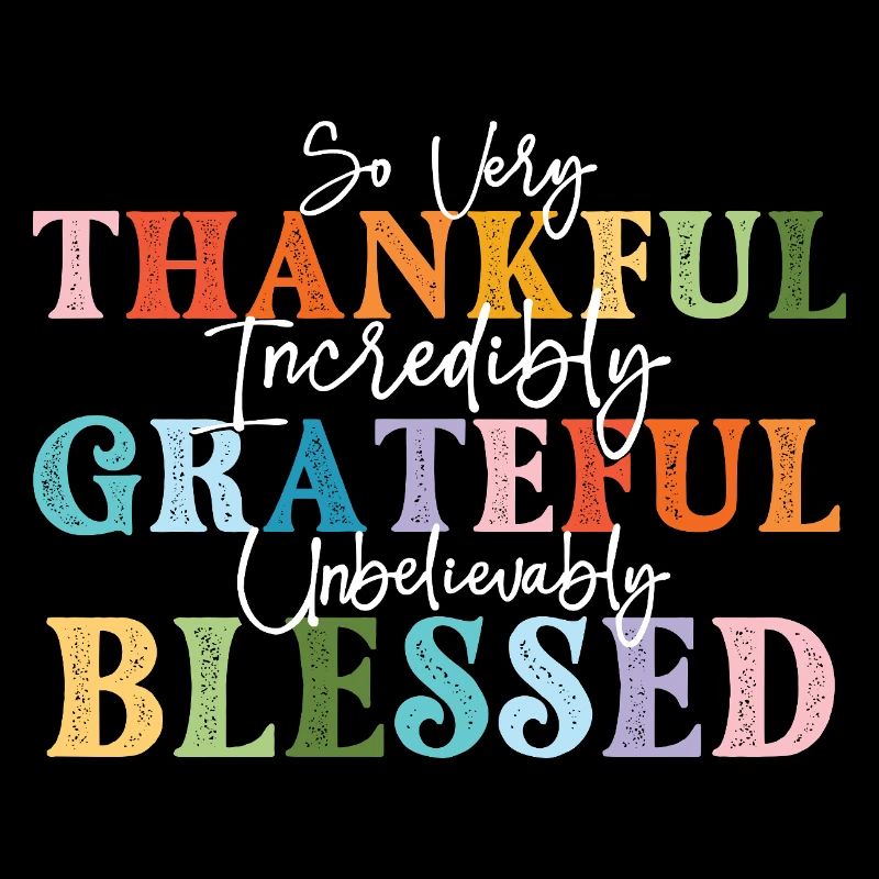 So Very Thankful Grateful Fall