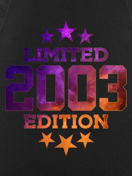 LIMITED EDITION 2003 23RD BIRTHDAY