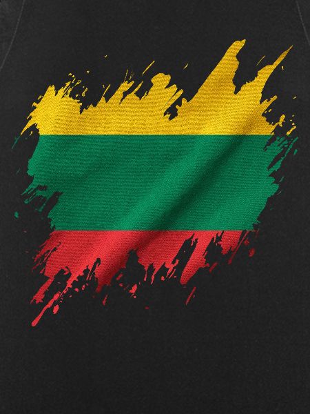 Drapeau lituanien, style déchiré
