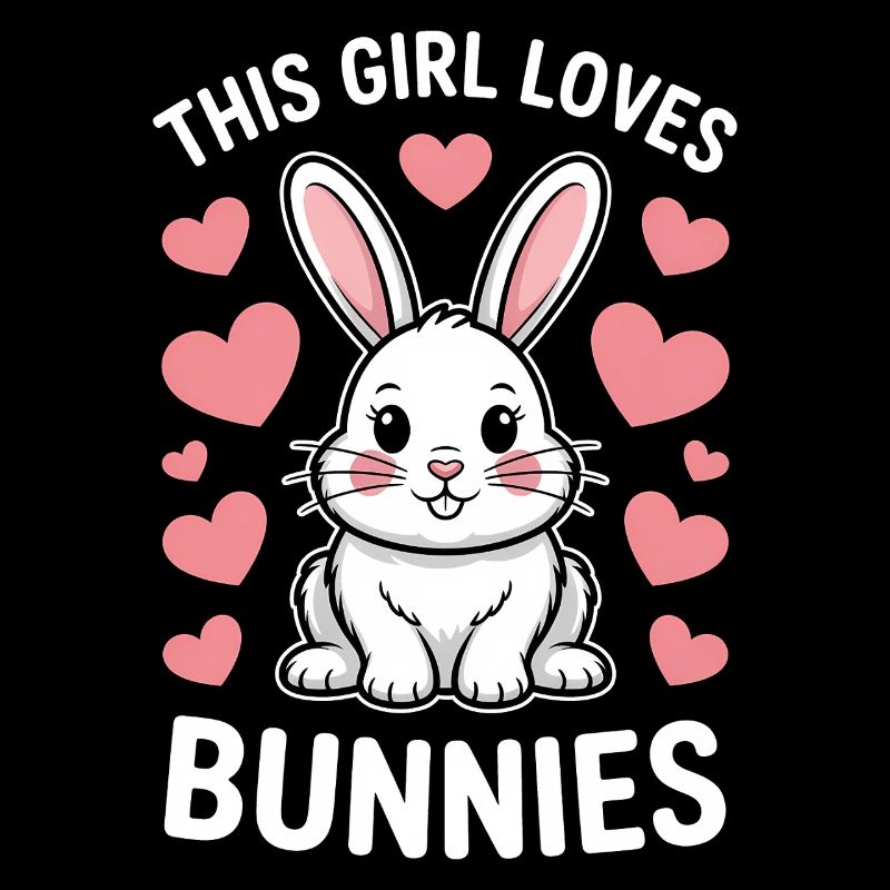 Hasen Spruch Mädchen Kaninchen Fun Hasen Geschenk