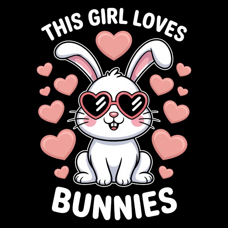 Bunny Saying Girl Rabbit Fun Bunny Gift