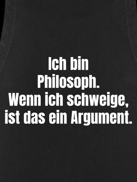 Philosophisches Schweigen als Argument