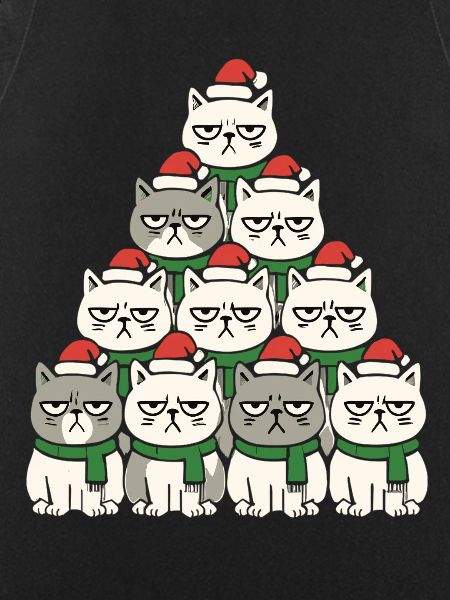 Grumpy Christmas Cats – Lustiges Katzen