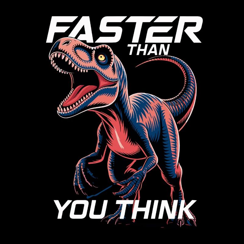 Plus rapide que vous ne le pensez Dinosaur Velociraptor