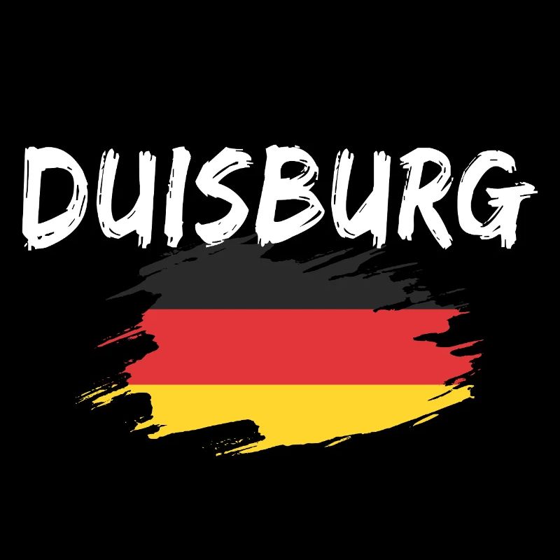 Duisbourg Allemagne Drapeau