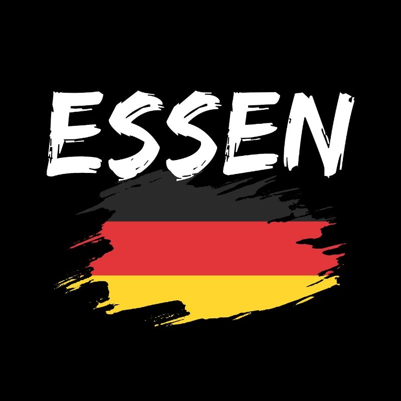 Essen Allemagne Drapeau