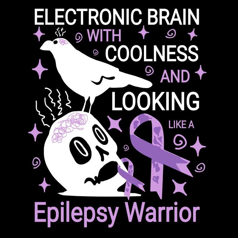 Electronic brain funny Epilepsie Spruch 
