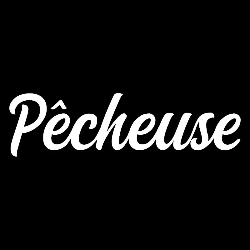 Pêcheuse Passionnée Pêche Eau Canne Poisson