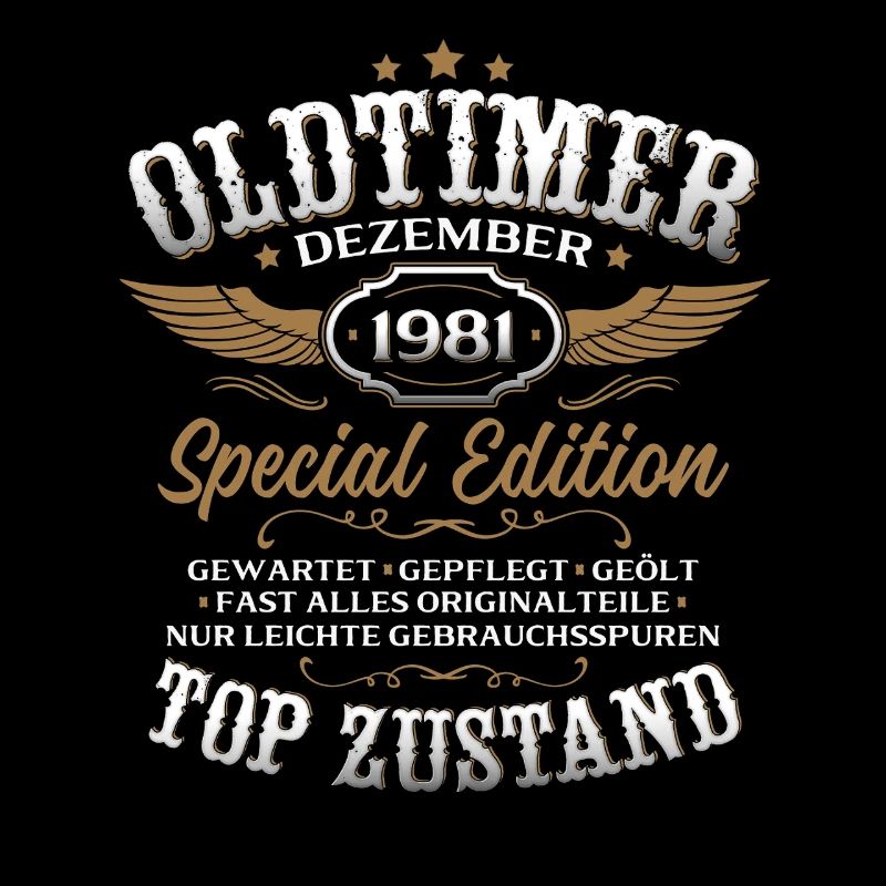44. Geburtstag Geschenk Oldtimer Dezember 1981