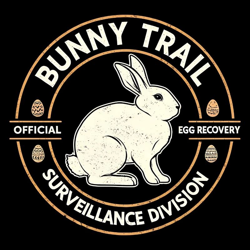 Rabbit Path Surveillance Department Funny Easter