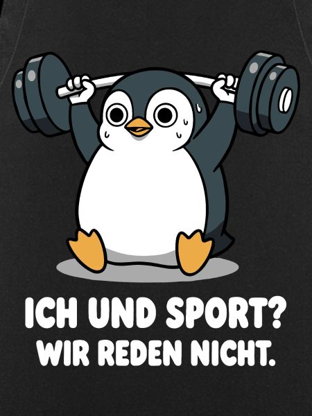 Penguin Weightlifting Saying