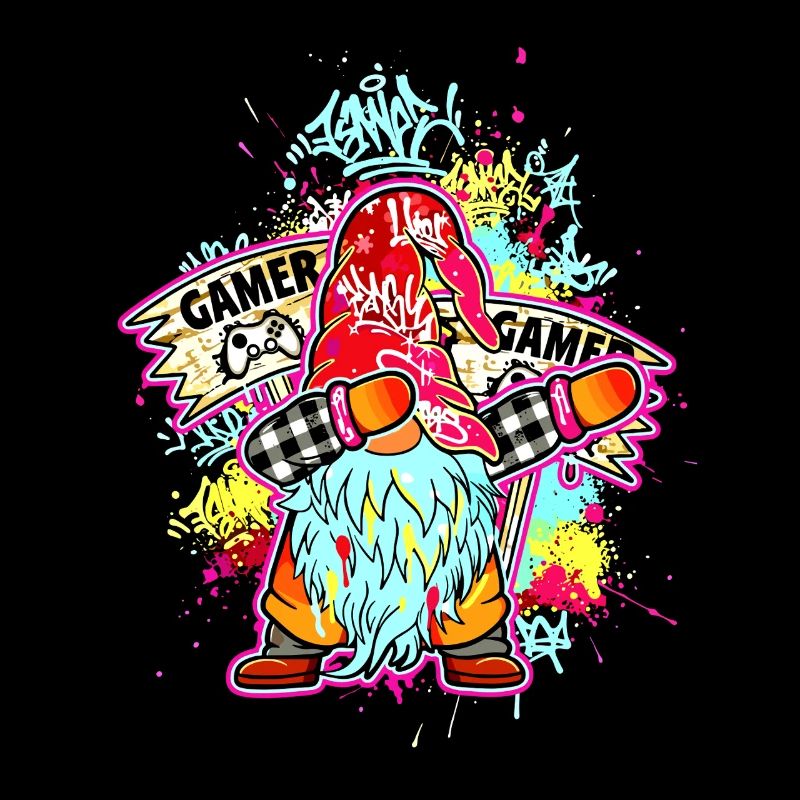 GAMER WICHTEL Dab Controller Gaming Xmas Zocker