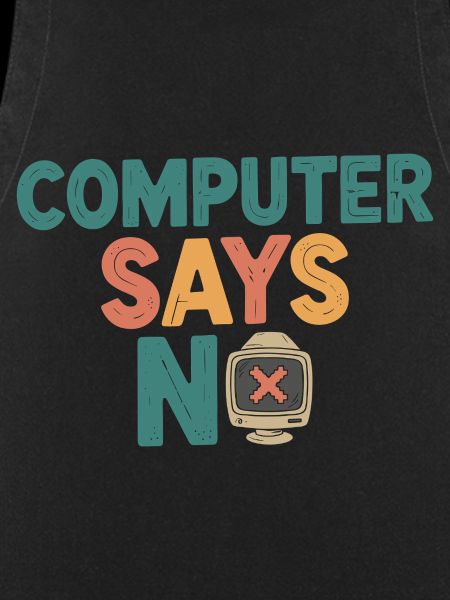 Retro Computer Says No