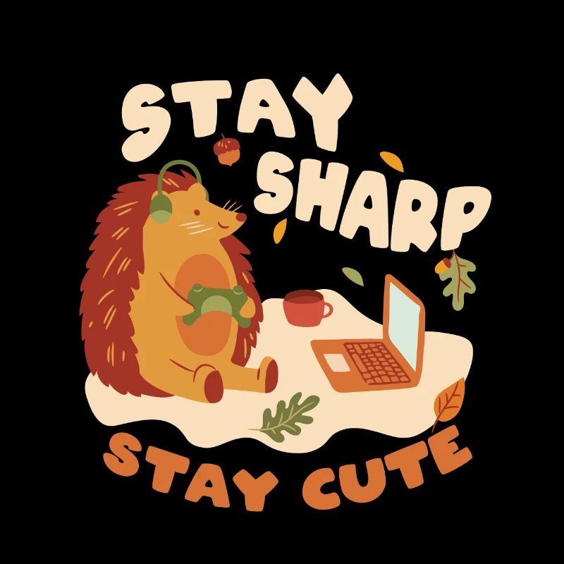 Igel Tag Hedgehog Day Stay Sharp Stay Cute