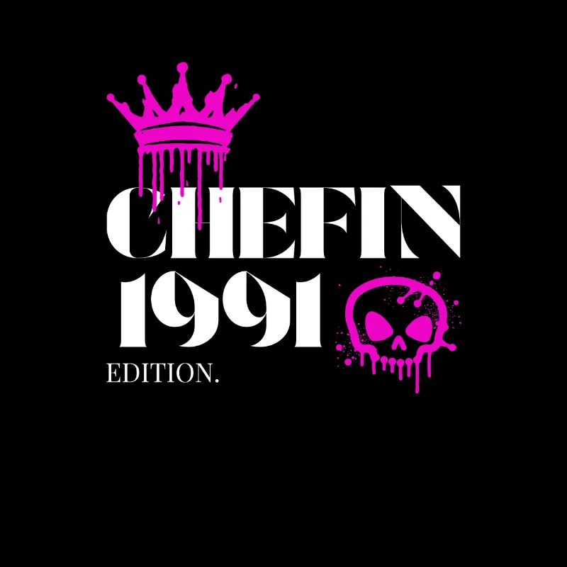 Chefin Edition 1991 34 Geburtstag Spruch