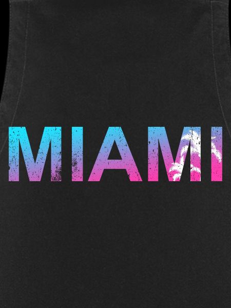 Miami Neon Palm Trees Sunset