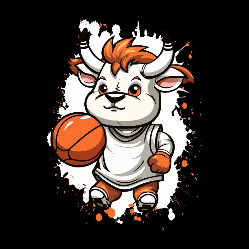 Basketball Bull Comic