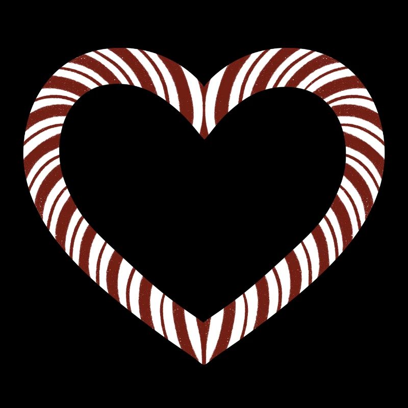 Candy Cane Heart